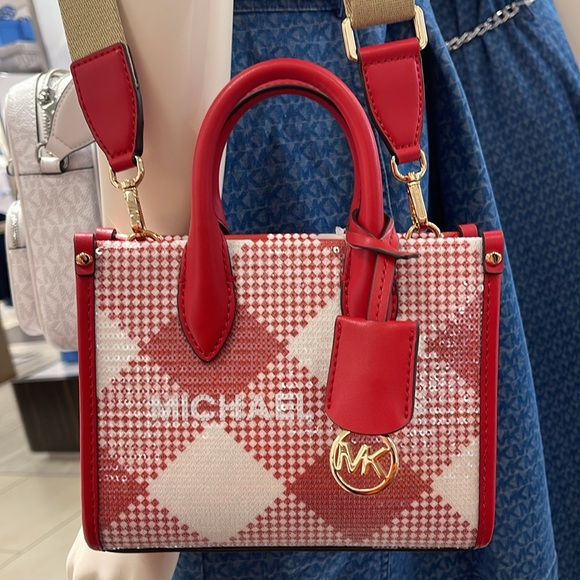 Michael Kors Mirella Extra-Small Logo Crossbody XBODY Shopper Bag
Bright Red
NWT - Picture 16 of 16